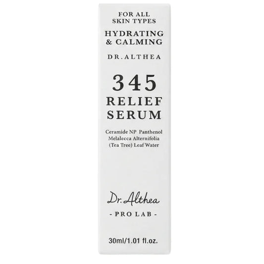 Dr. Althea 345 Relief Serum | Hydrating & Calming Serum with Tea Tree Leaf Water, Ceramide NP & Niacinamide | Barrier Repair & Deep Hydration | 30ml